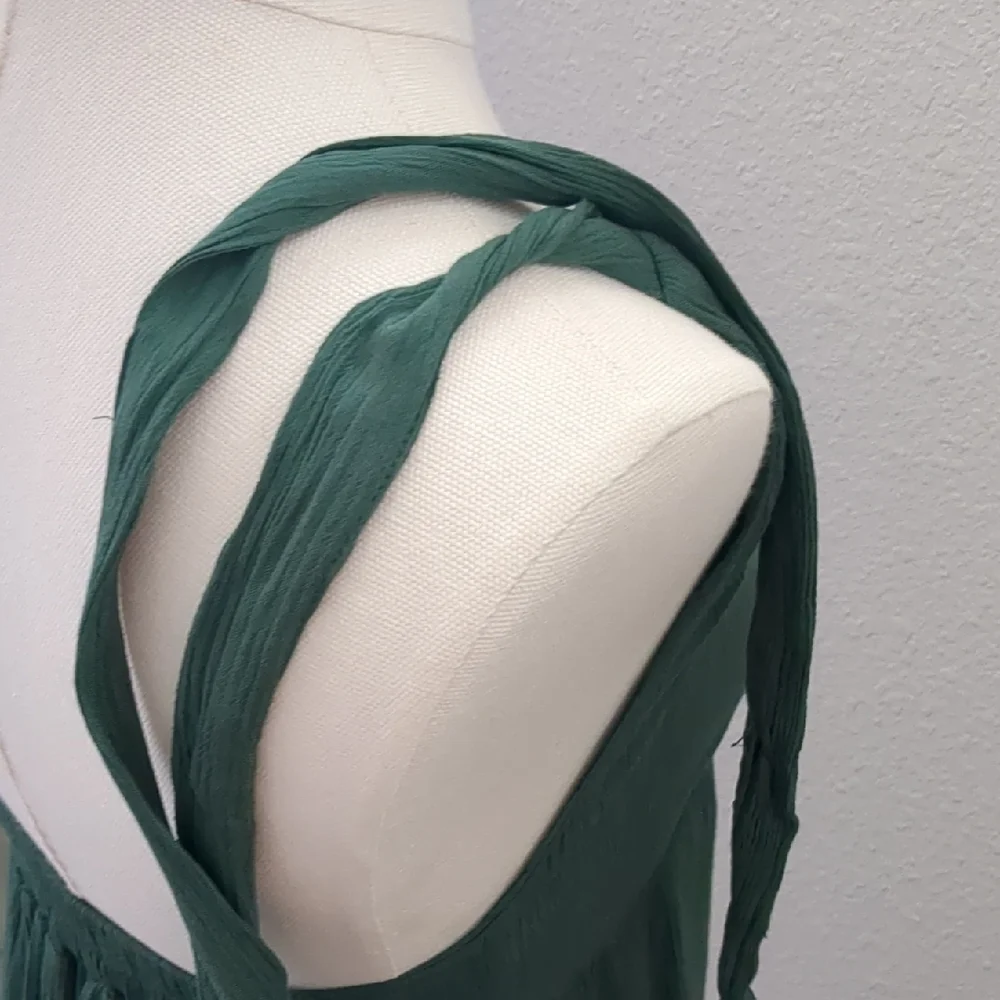 Abercrombie & Fitch Forest Green Maxi Dress